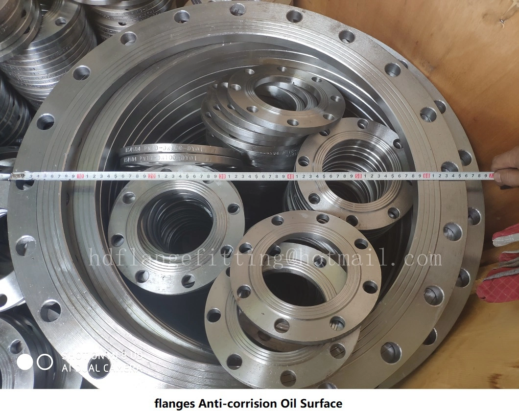 Cast Steel JIS 5K /10K/15K DIN Pn6/10/16 ANSI 150lbs GOST Sop Carbon Steel and Stainless Steel Welding Neck Flange