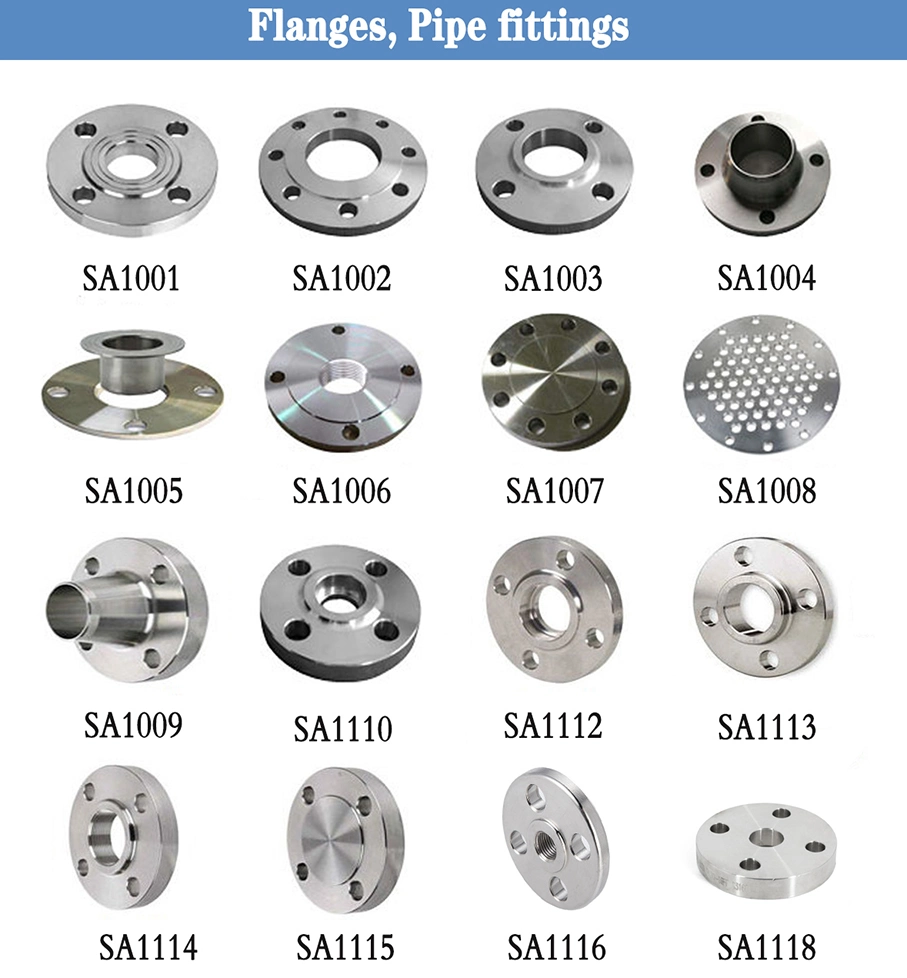 JIS B2220 Wn Welding Parts for Neck Flange Stainless Steel for Pipe